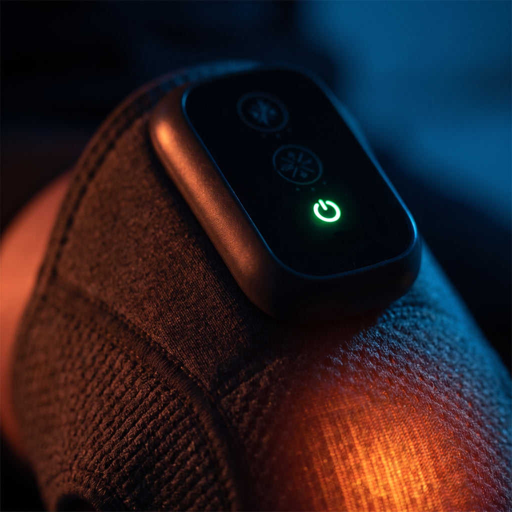 MotionWell Pro Knee Heat & Vibration Massager — Instant Relief, No Cords